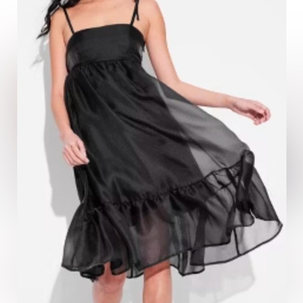NWT Wild Fable Black Midi Dress